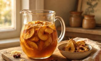 Класичний компот із сушених яблук і груш
